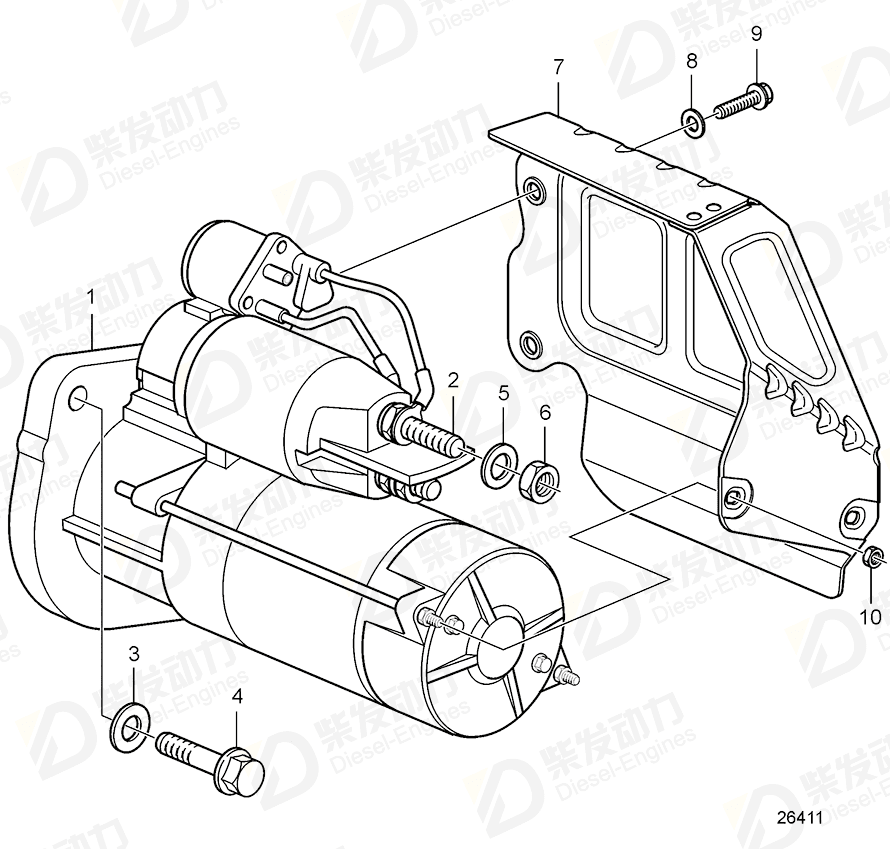 volvo penta Flange nut 20933396 Drawing volvo penta Flange nut 20933396 Drawing